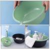 Zerodeko 2pcs Portable Plastic Wash Basin Thickened Face Washing Bowl for Home Kitchen Multi-Functional Utility for Dishes Laundry Bathing view 3
