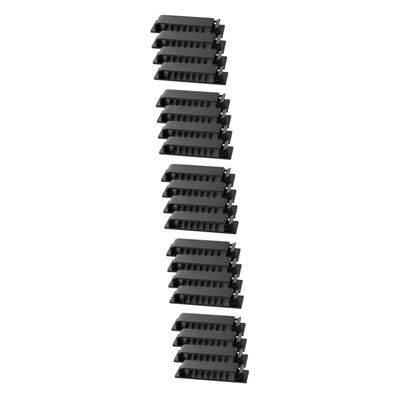 Gadpiparty 20pcs Cable Organizer Clips Adhesive for Tidy Wire Management Punch Design for Home Office and Study Use Compatible Various Cable Types