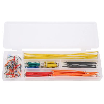 NDNCZDHC Breadboard Jumper Wires 140 Pcs Breadboard Jumper Wire Kit 14 Lengths Assorted Jumper Wires with Storage Box