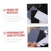 Hemoton 4pcs Black Camera Lanyard Card Holder Photography Checker Strap Grey Balance Card Video Film Neck Lanyard view 2