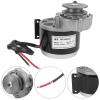 Gear Reduction Motor, Gear Reduction Motor Brush DC Motor Permanent Magnet Reduction Eletric Motor Generator, 12V 250W Long-Lasting Pure Copper Belt Pulley Geared Motor Accessory view 4