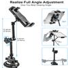 woleyi Heavy Duty Truck Tablet Mount [Metal Arm] Dashboard Windshield Suction Cup Tablet Holder for Trucks/Vehicles, Compatible with iPad Pro Air Mini, Galaxy Tab, Z Fold, Cell Phones, 4.7-13" Devices view 4