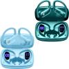 2 Sets Wireless Earbuds Bluetooth Headphones 48hrs Play Back Sport Earphones with LED Display Over-Ear Buds with Earhooks Built-in Mic Headset for Workout Sky Blue+Green view 1