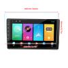 CFTGIW Navigation Screen Protector Anti Anti Fingerprint Central Control Navigation Tempered Film with Cleaning Kit for Car Suitable for 10-inch trapezoidal Android navigation view 2