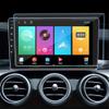 CFTGIW Navigation Screen Protector Anti Anti Fingerprint Central Control Navigation Tempered Film with Cleaning Kit for Car Suitable for 10-inch trapezoidal Android navigation view 4