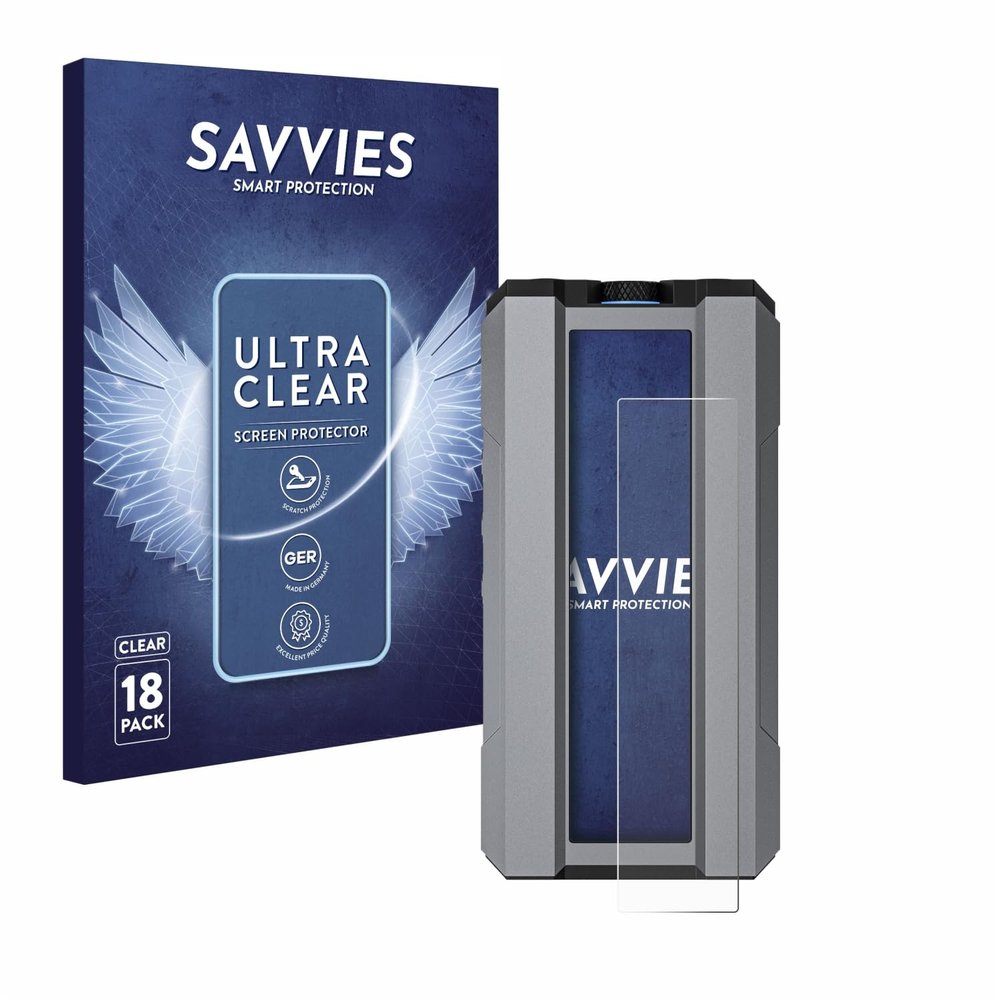 savvies Screen Protector for FiiO Q15 Protection Film Clear 18-Pack