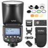 GODOX V1 PRO N 2.4G Wireless Camera Flash 1/8000s HSS 1.3s Recycle Time with M/TTL Flash Mode with Detachable Sub Flash Speedlite Compatible with Nikon Cameras + Godox AK-R1 Pocket Flash Light Acces view 1
