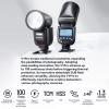 GODOX V1 PRO C TTL Li-ion Round Head Camera Flash + GODOX Xnano-C 2.4G Wireless Flash Trigger view 2