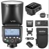 GODOX V1 PRO N TTL Li-ion Round Head Camera Flash + GODOX Xnano-N 2.4G Wireless Flash Trigger view 1