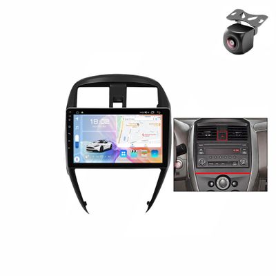 Android 12 System for Nissan Micra March Versa Sunny Almera Latio 2014-2020 2 DIN Car Stereo with FM CarPlay Auto GPS Navigation Touch Screen Upgrade Car Radio Multimedia Player (M300S 8core 4+32G,A)
