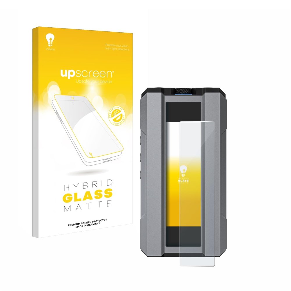 upscreen Matte Screen Protector Glass Film for FiiO Q15 - Anti-Glare, Anti-Fingerprint, 9H Glass Protection