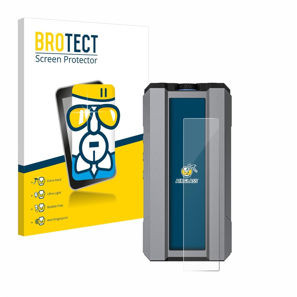 BROTECT Glass Screen Protector Film Compatible with FiiO Q15 - Glass-Foil 9H Protection [Scratch Resistant, High Clarity]