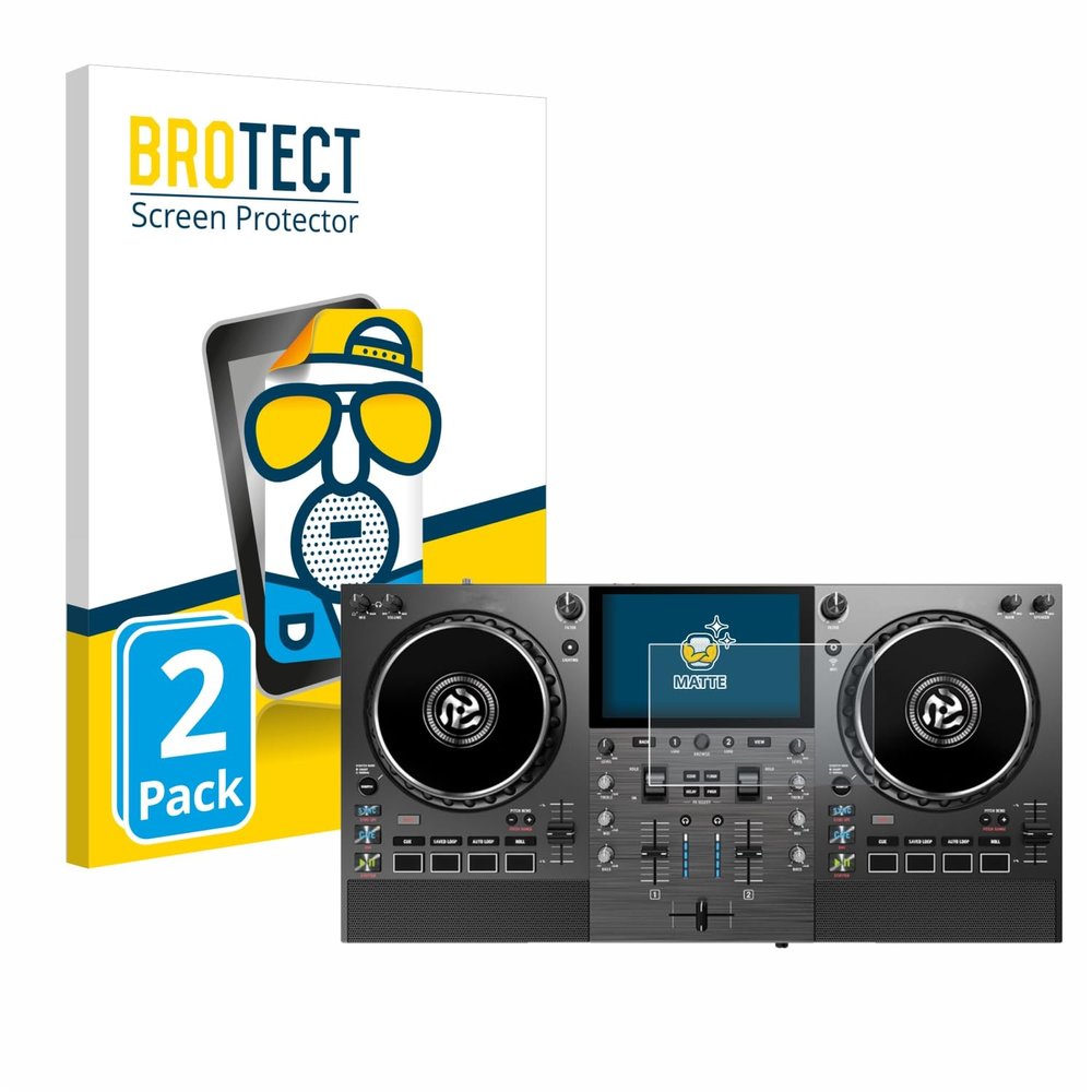 BROTECT 2-Pack Screen Protector Anti-Glare for Numark Mixstream Pro Go Screen Protector Matte, Anti-Fingerprint Protection Film