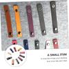 DirectNine Basics 20pcs Leather Wire Holder Cable Zipper Cord Organizer Desktop Cable Organizer view 2