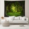 chnywork 8x6ft Enchanted Forest Backdrop Fairy Tale Wonderland Magical Fantasy Forest Tropical Jungle Rainforest Photo Background for Jungle Safari Theme Party Decor Wallpaper Photo Booth Props view 4