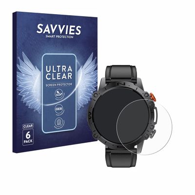 Savvies Screen Protector for LIGE ST19 1.43" Protection Film Clear 6-Pack