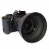 Hemoton Rubber Camera Lens Hood with Cleaning Cloth Compatible with Lenses Prevents Glare Material for Photography Enthusiasts view 2