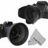 Hemoton Rubber Camera Lens Hood with Cleaning Cloth Compatible with Lenses Prevents Glare Material for Photography Enthusiasts view 4