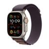 Apple Watch Ultra 2 [GPS + Cellular 49mm] Smartwatch with Rugged Titanium Case & Indigo Alpine Loop Small. Fitness Tracker, Precision GPS, Action Button, Extra-Long Battery Life view 1