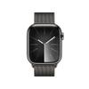 Apple Watch Series 9 [GPS + Cellular 41mm] Smartwatch with Graphite Stainless Steel Case with Graphite Milanese Loop. Fitness Tracker, ECG Apps, Always-On Retina Display view 2