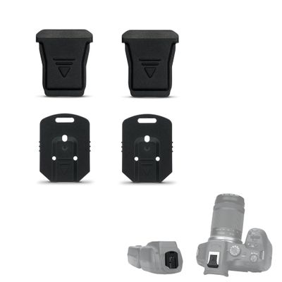 2Pack Camera and Flash Hot Shoe Cover Cap for Canon Speedlite EL-1 EL-100 600EX II 430EX III on Canon EOS R8 R50 R6 Mark II R10 R7 R5 C R5C R3 Mirrorless Camera