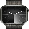 Apple Watch Series 9 [GPS + Cellular 45mm] Smartwatch with Graphite Stainless Steel Case with Graphite Milanese Loop. Fitness Tracker, ECG Apps, Always-On Retina Display view 2