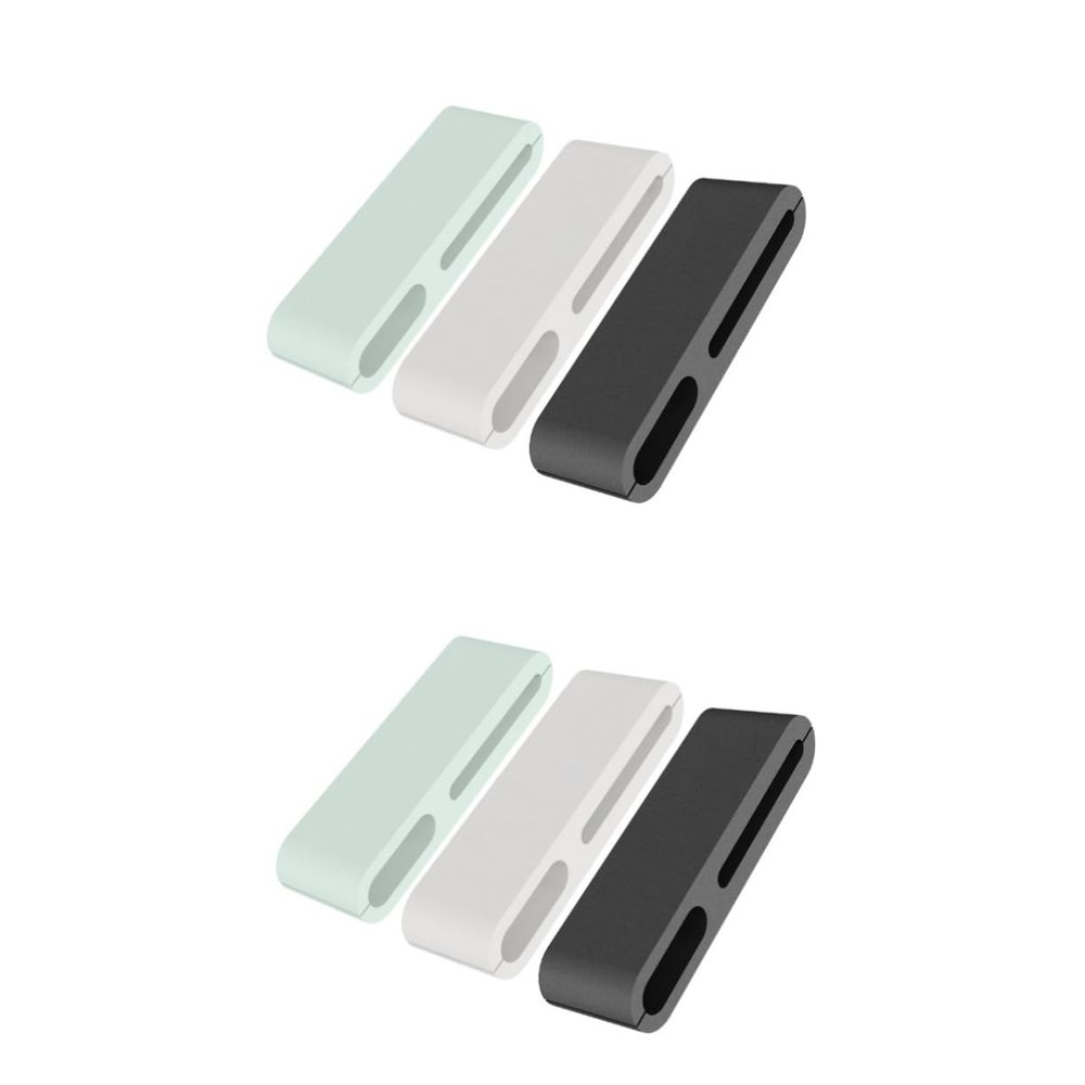 jojofuny 6pcs Cable Organizer Clips Wire Holder for Desktop Adhesive Cord Protector for Power Cords Charging USB Random Colors