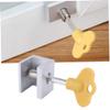 ifundom 2pcs Safety Lock Buckle for Windows Childproofing Lock Guard against Theft Easy to Install Durable for Home Office Store Use view 4