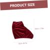 SUPVOX Pair Skating Boot Covers for Ice Rink Practice Wine Red L view 2