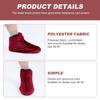 SUPVOX Pair Skating Boot Covers for Ice Rink Practice Wine Red L view 3