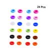 Healvian 48pairs Round Eyeglasses Non- Silicone Ear Hooks Practical Glasses Retainers for Comfortable and Invisible Temple Tips for Active Use view 3