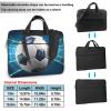 Laptop Shoulder Bag 13 inch Laptop Bag Computer Bag Soccer Sports Ball Messenger Bag for Unisex view 2