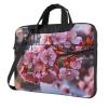 Laptop Shoulder Bag 13 inch Laptop Bag Computer Bag Cherry Blossoms Messenger Bag for Unisex view 1