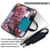 Laptop Shoulder Bag 13 inch Laptop Bag Computer Bag Cherry Blossoms Messenger Bag for Unisex view 3