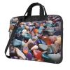 KHiry Laptop Shoulder Bag 14 inch Laptop Bag Computer Bag Colorful Cobbles Messenger Bag for Unisex view 1