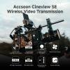 Accsoon CineView SE Wireless HDMI&SDI Video Transmission System, 2.4GHz+ 5GHz Dual-Band Transmission, 1200ft RNG. 50ms LAT.& 1080P60fps, Compatible with SE/2 SDI/HE/Quad Transmitter-SE Receiver Only view 2