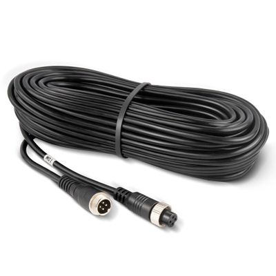 EWAY 4 Pin Aviation Extension Cable (50FT/15M) Backup Camera Cord Car Video 4PIN Aviation Connector Wire for Vehicle Car Camper Bus Van Truck Motorhome Trailer RV Reverse Rearview Monitor CCTV System