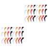 Healvian 48pairs Glasses Organizer Non-slip Silicone Sleeve for Glasses Eyeglass Sleeve view 1