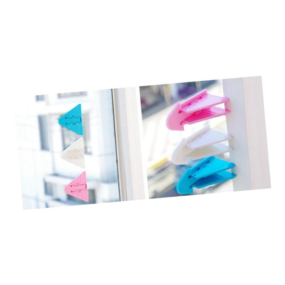 ifundom 3pcs Childproof Sliding Door Locks Safety Locks for Windows and Sliding Doors Easy Install Security for Proofing Blue Pink White