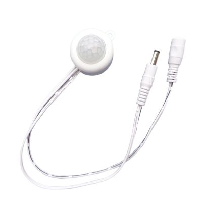 SunnyGator DC5V-24V 12V PIR Human Body Infrared Motion Sensor Detector Control LED Light bar photosensitive Sensor Switch DC Connector (Color : TDL-2025 White)