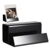 OLurkthu Acrylic Vinyl Record Holder Set for Albums & Record Decor for Vinyl Record Lovers, Black, 500433927 view 4