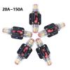 Car Truck Audio Amplifier Circuit Breaker 50A 60A 80A 100A 150A 12V 24V DC Fuse Holder Style Stereo Amplifier Refit Fuse 1Pcs (Color : 80a) view 3