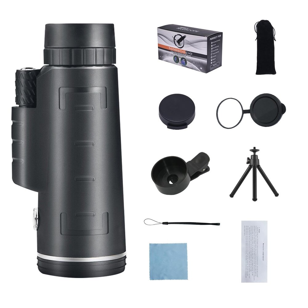 BROJAQ Stallarsight 500x Night Vision Ultra-Portable Telescope, Zoom high-Definition Lens Prism Ultra-Long-Distance Sight (40 * 60 Telescope Standard -c)