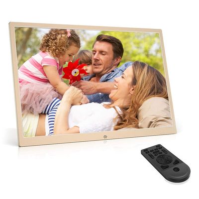 17-inch Digital Photo Frame, Multi-Functional High-Definition IPS Display, Supports Photos, Music, Calendar, Built-in Speakers