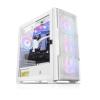 ARrase Computer Gaming Case,M-ATX Mid-Tower Case,Tempered Glass Side Panel Door Can Be Opened,11 Fans Pre-Installed,Supports Air Cooling and Water Cooling, White, 18648 view 1