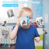 Kids Instant Print Camera,Toddler Camera,1080P Video,32GB SD Card,Blue view 3