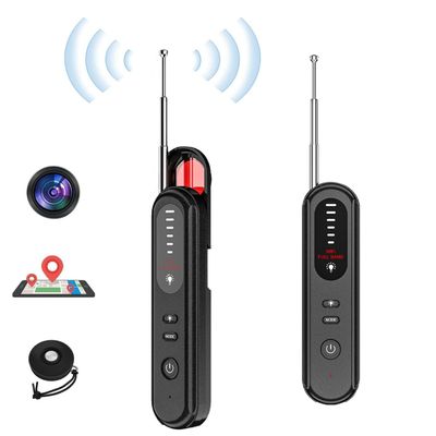METRICSQUARE Hidden Camera Detector Spy Camera Finder Bug Detector Car GPS Tracker Detector Portable Anti Spy for Office, Hotels, Bathroom and Airbnb, 6 Levels Sensitivity, 3 Detection Modes, Short