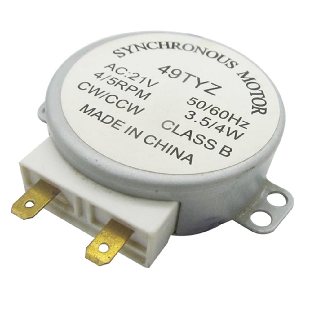 1pcs 49TYZ 3.5/4W 4/5RPM AC 21V 50/60Hz Motor Microwave Oven