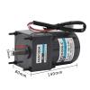 220V AC Gear Variable Speed Motor 25W Single-phase Asynchronous Motor with Governor/Speed Control Unit can Reverse (Size : 20rpm with Bracket) view 2