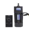 200W 220V 2.7RPM-450RPM AC Gear Reducer Motor 6RK200RGU-CF with Speed Regulator Adjustable Speed CW CCW (Size : 6GU25K 0-54RPM) view 2